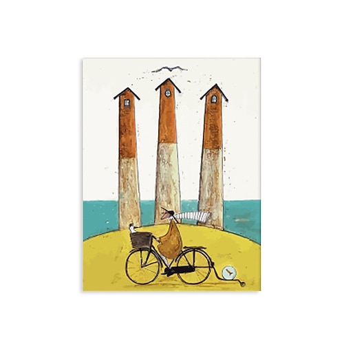 Wandkunst Leinwanddrucke Malerei Kunstwerk Bild Menschen Heimtextilien Dekor gerollte Leinwand kein Rahmen ungerahmt ungedehnt Image