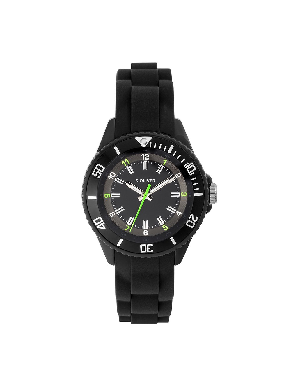 s.Oliver Armbanduhr Jungen schwarz, ONE SIZE Image
