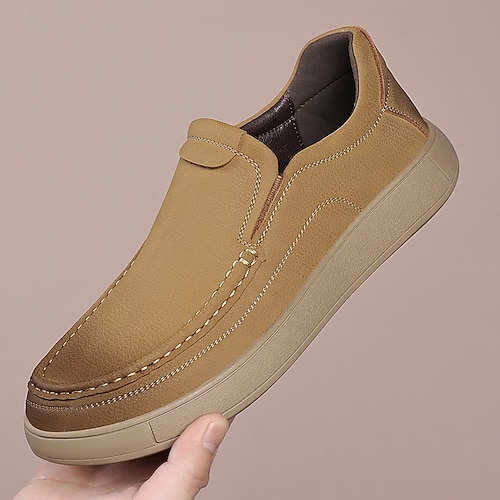 Lässige Herren-Slipper aus Kunstleder, bequem und strapazierfähig für den Alltag, perfekt für gehobene Freizeitoutfits. Image