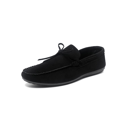 Graue Herren-Slipper, lässiger Stil mit bequemer, gepolsterter Sohle, ideal für Gartenhochzeiten, Partys und formelle Veranstaltungen im Freien Image