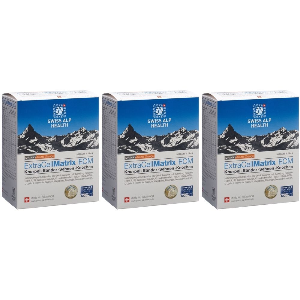 Extra Cell Matrix ECM Knorpel Orange x3 3x30 St Beutel