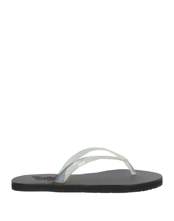 Thong Sandal Rubber - White - Ancient Greek Sandals Flats
