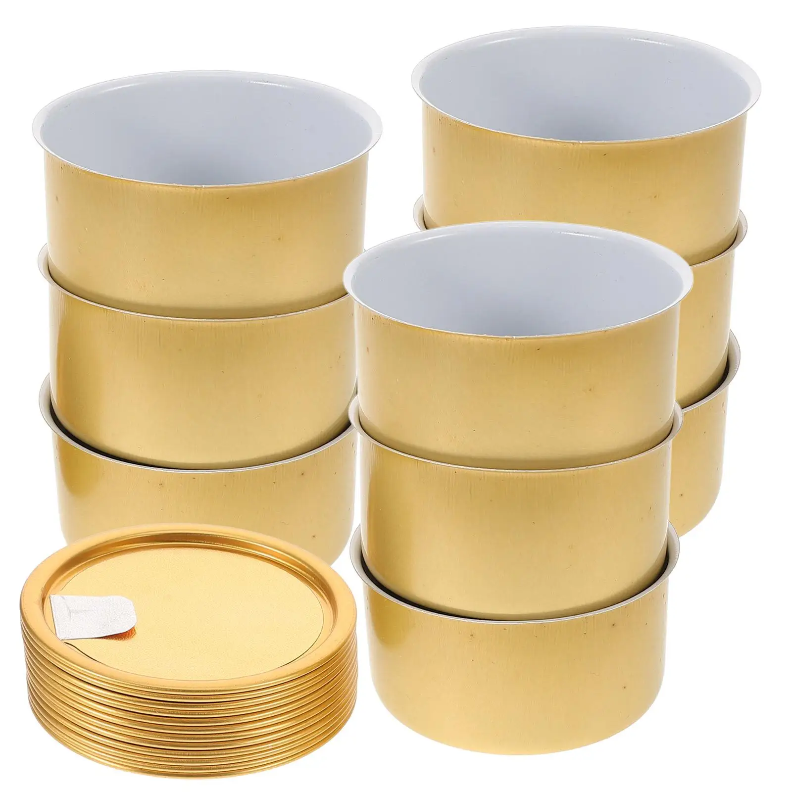 12 pièces en aluminium peut conteneur de stockage vide boîtes de nourriture boîtes de nourriture pour animaux de compagnie avec couvercles vacances Cookie étain grand chien nourriture étain Snack