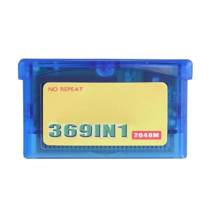 369 in 1 Game Cartridge 32 Bit Video Game Console Gaming Card for Replace HX5E