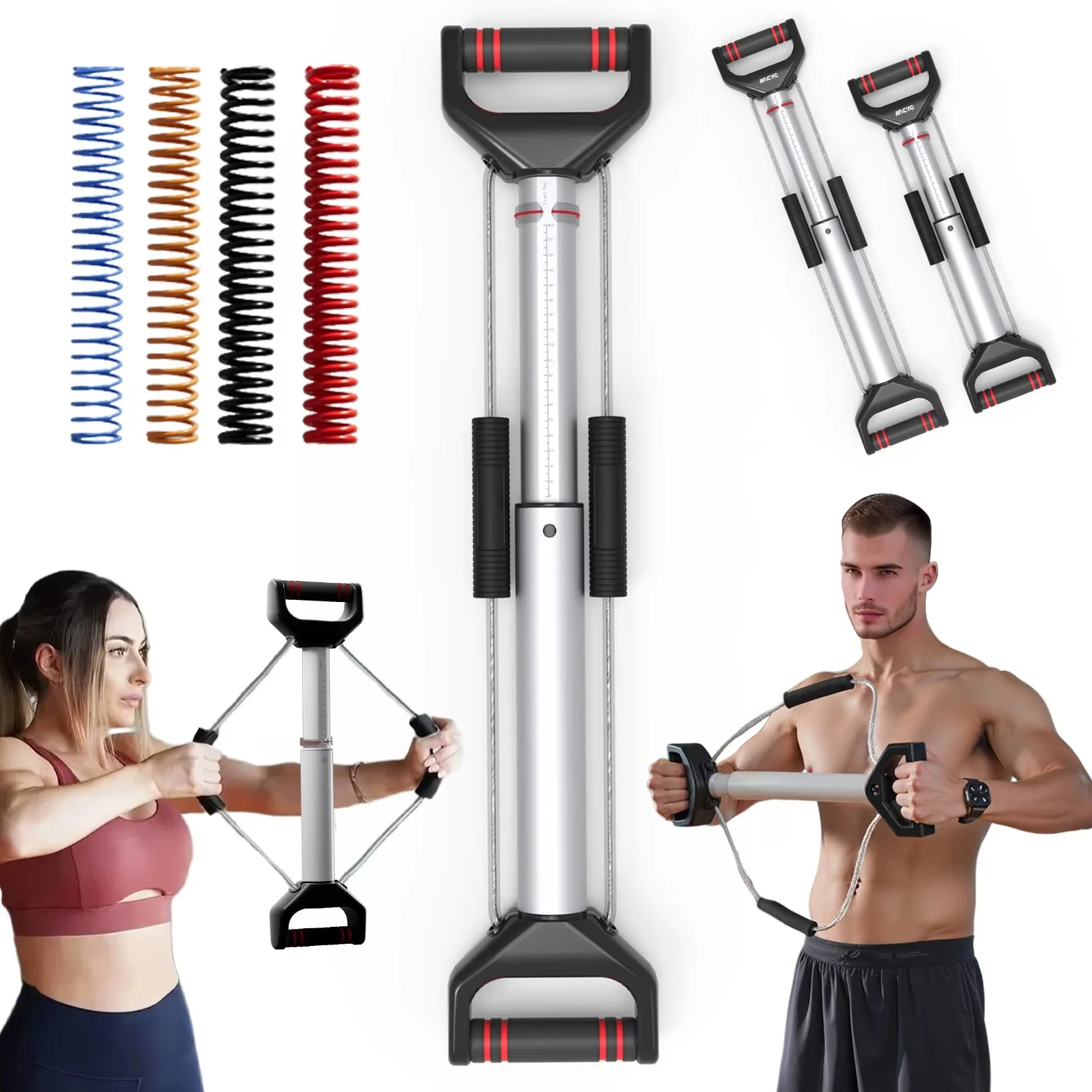 Entraîneur de bras de Sport, barre torsadée réglable, équipement d'entraînement de poitrine, d'épaule, de Fitness pour tout le corps, pour la salle de Sport à domicile