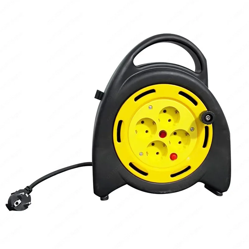 Mobile Lampe ReeL Aufwickelgerät Drag REel Spulenkabel ReEl Steckdosenleiste Image