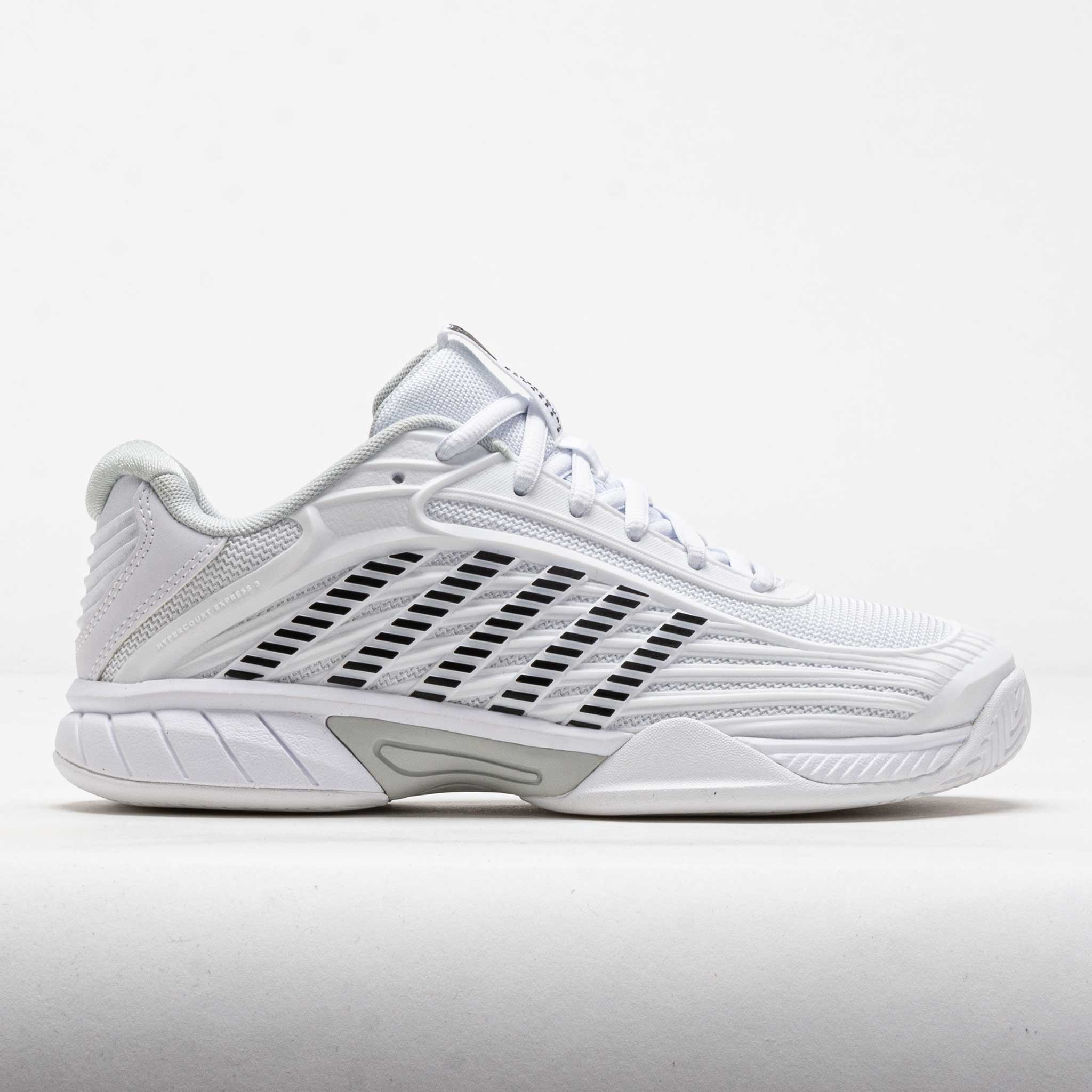 K-Swiss Hypercourt Express 3 Junior White/Dawn Blue/Black Junior Tennis Shoes