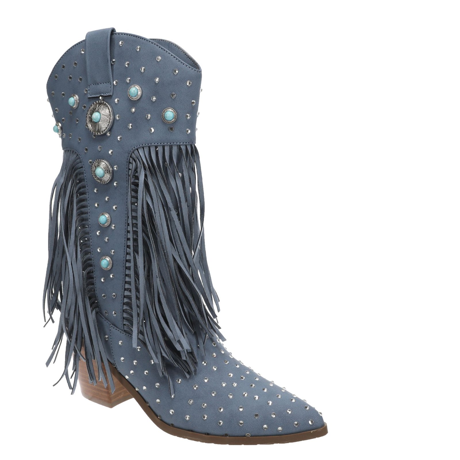 Masseys Lainey - Womens 11 Blue Boot Medium