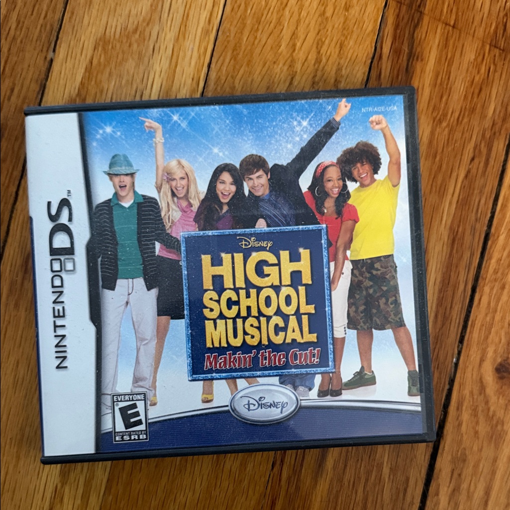 Disney Video Games & Consoles | Disney High School Musical Ds Game With Blue And Yellow Cover | Color: Blue/Yellow | Size: Os