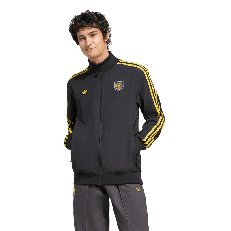 "Manchester United adidas Icon Trainingsoberteil – Schwarz" Image