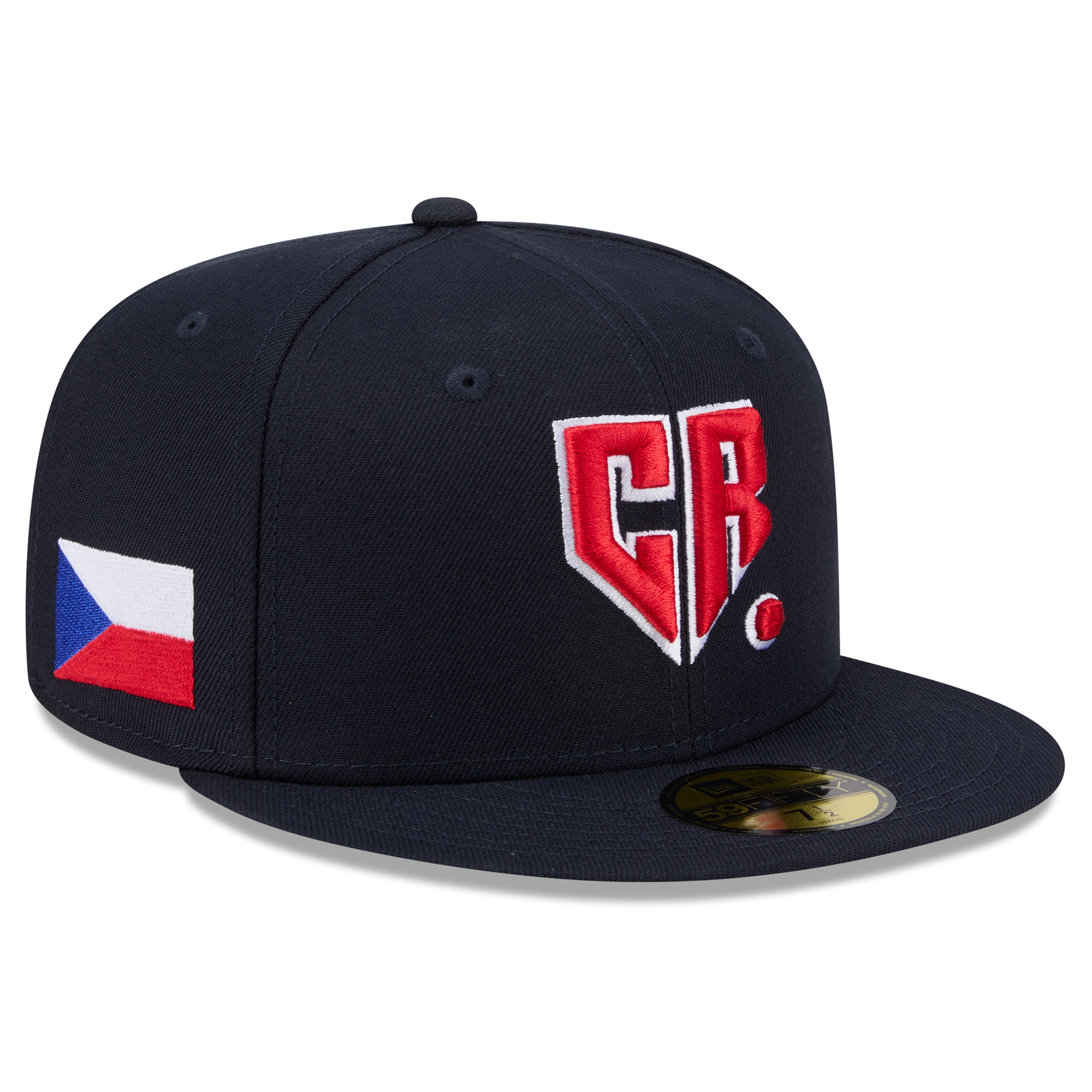"New Era Herren-Baseballkappe in Marineblau, Tschechische Republik, 2026 World Baseball Classic 59FIFTY Fitted Cap" Image