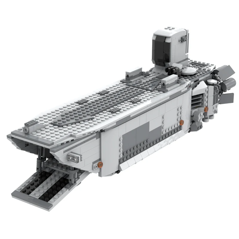 1017PCS Star Battle Film MOC First Order Transporter Modell DIY kreative Ideen Kinderspielzeug Geburtstagsgeschenk Weihnachtsblöcke MOC-75103 Image