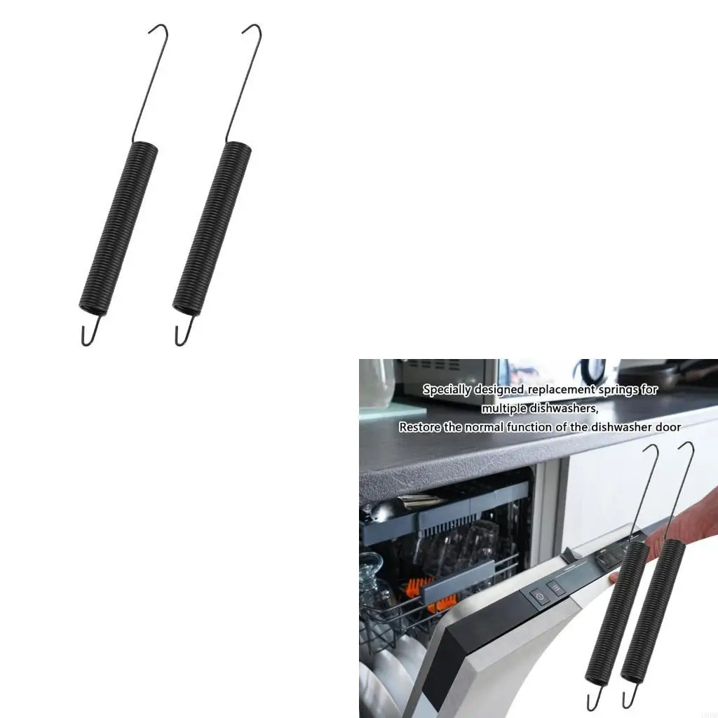 2 Stück Geschirrspüler Türfedern Ersatzschüssel -Waschmaschinenzubehör Image