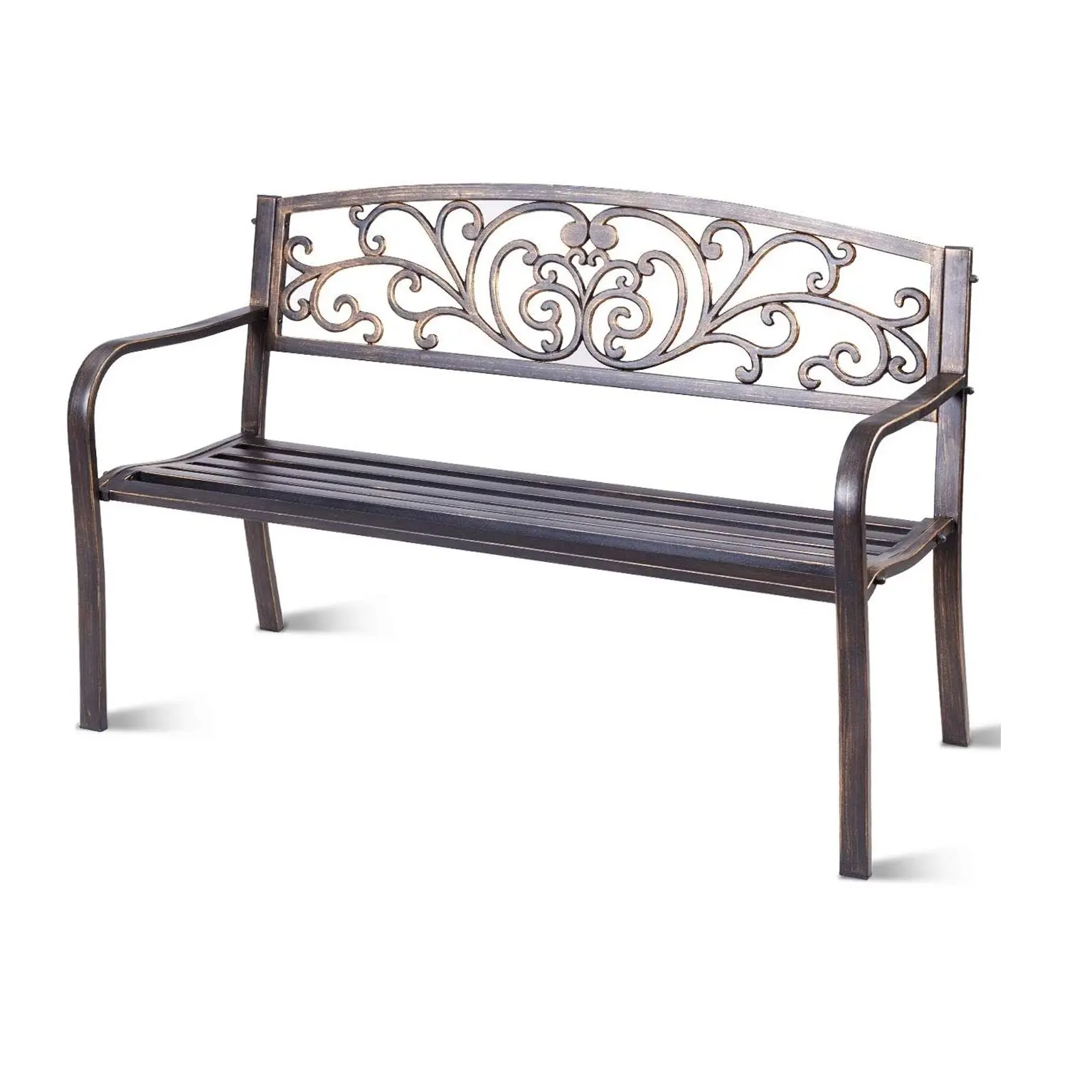 Gartenbank, Parkbank, Eisenbank, Gartenmöbel, Stahlrahmen, Liegebank, Gusseisenbank, Metallbank