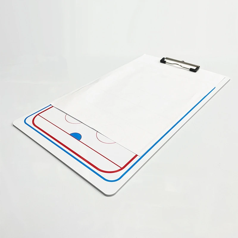 AA79 Neue Eishockey-Coaching-Boards, Trainingsausrüstung, Schiedsrichter-Übungsbrett, Fußball-Coaching-Boards, Strategie-Taktik-Klemmbrett Image