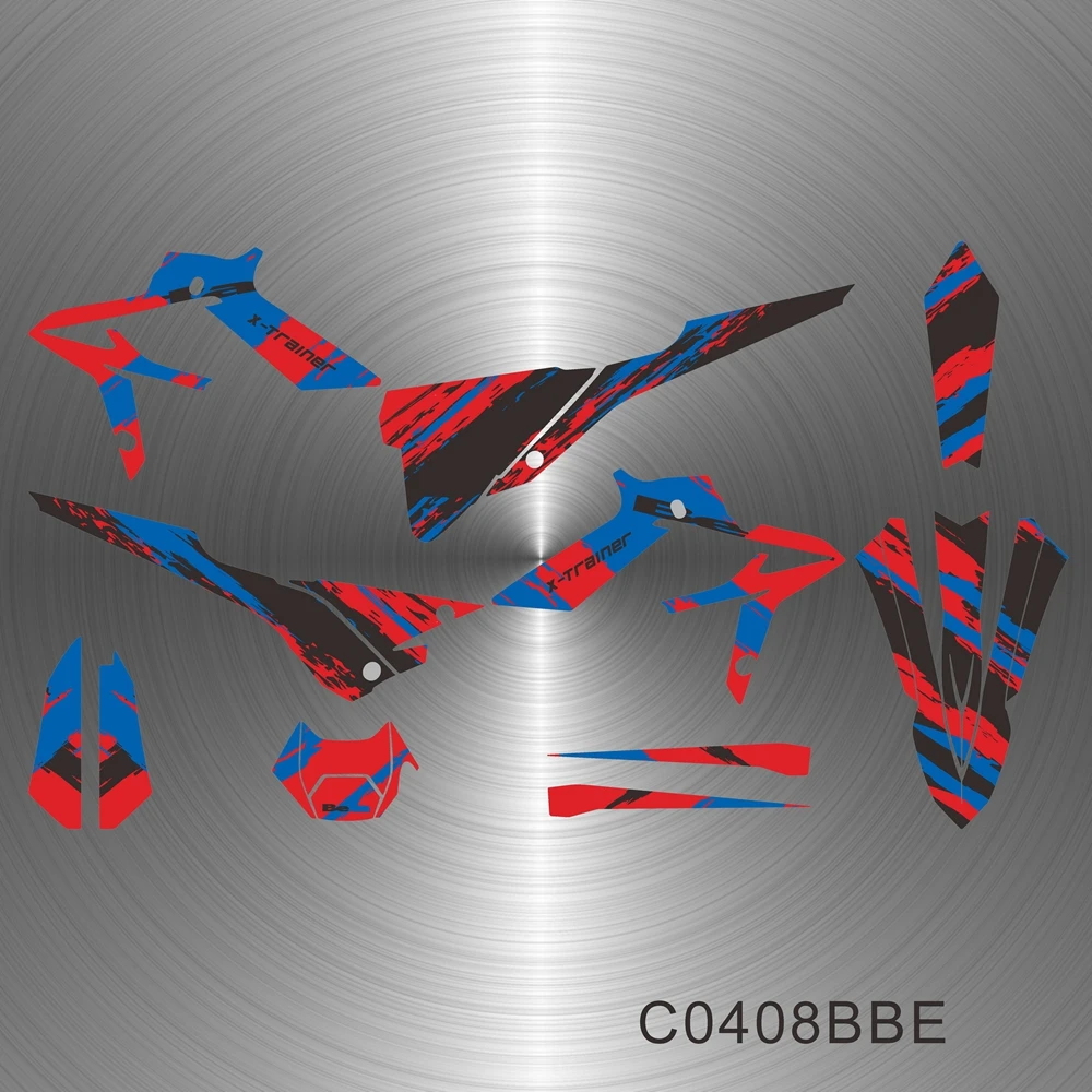 Für BETA X TRAINER X-TRAINER XTRAINER 2020 2021 2022 Grafiken Aufkleber Aufkleber Kit Motorrad Hintergrund C0408BBE Image