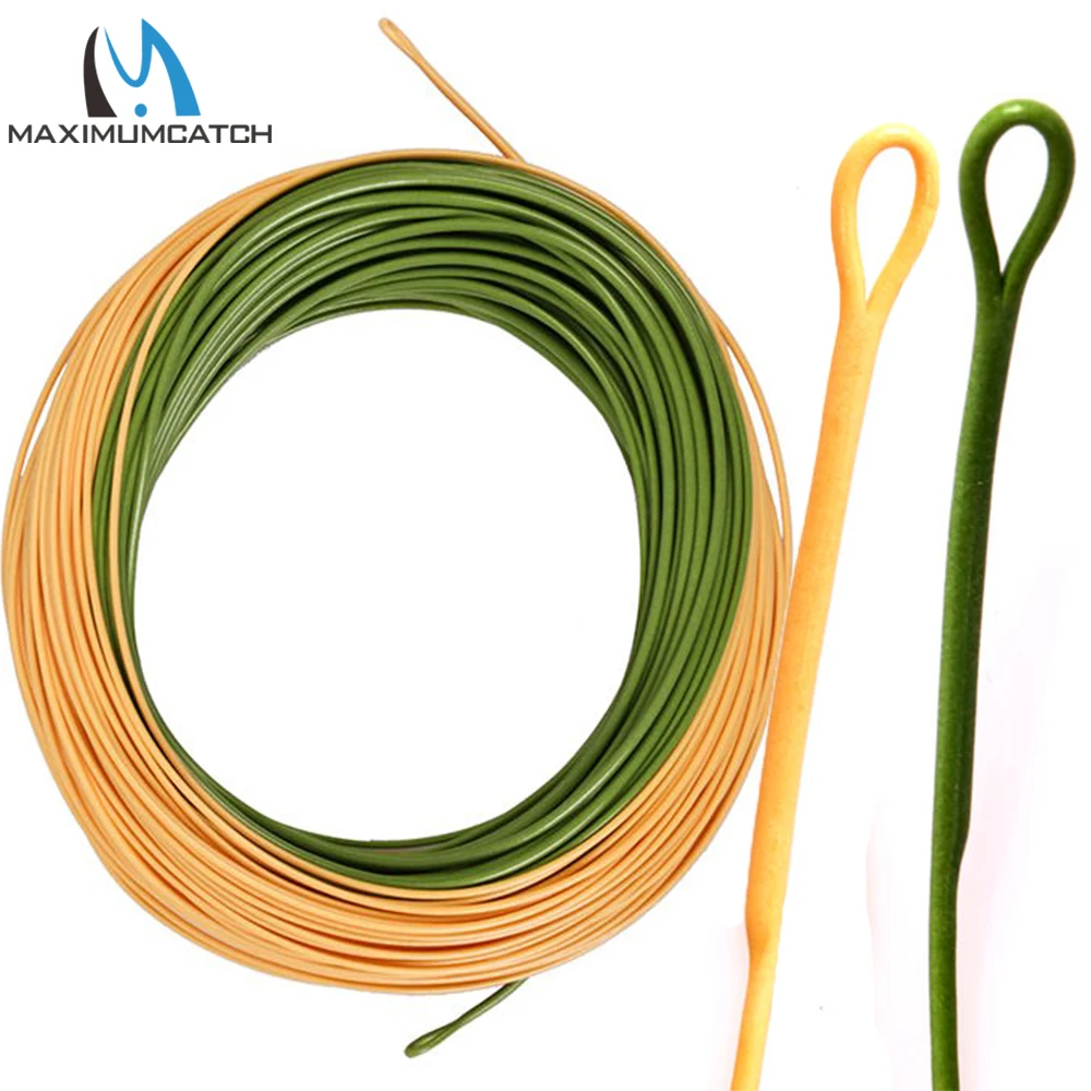 Maximumcatch echte Tarpon-Fliegenfischschnur – 10 WT Gewicht nach vorne schwimmend, 100 Fuß Salzwassersand/Seegras Image