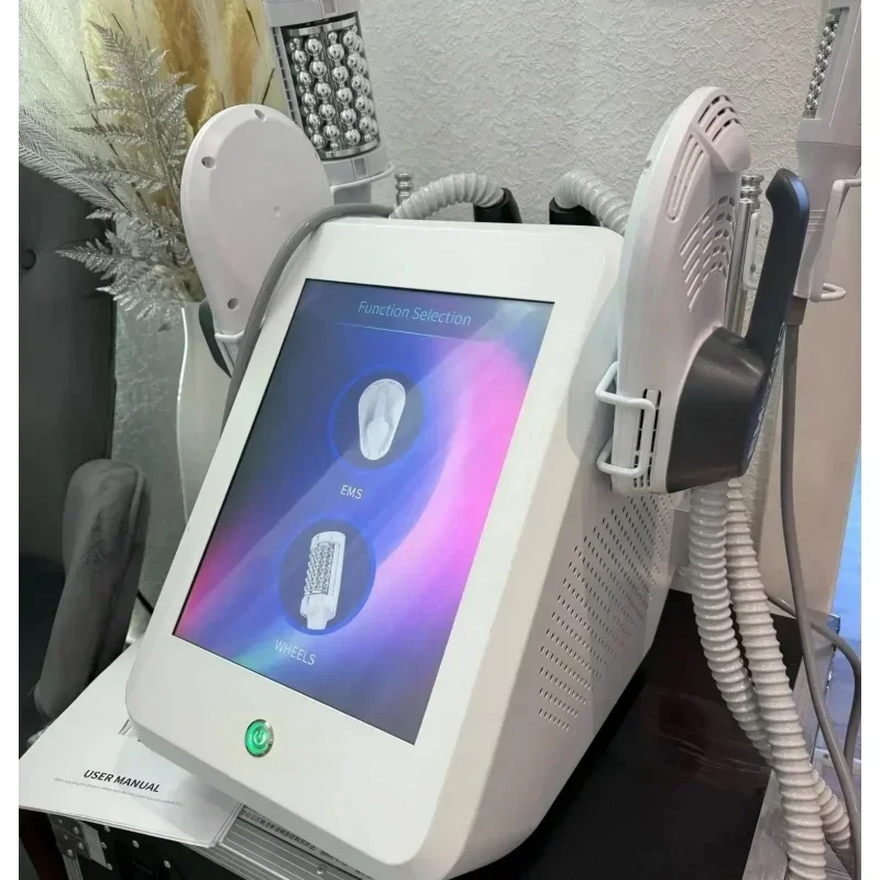 MYOSLIM und EMS Nova Hi-EMT RF Roller 2-in-1 Muscle Gainer Schlankheits-Fitnessgerät Gesundheits- und Schönheitsgeräte für den Salon Image