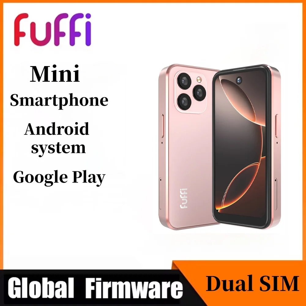 FUFFI XS16 Mini-Handy 4G LTE Android 10.0 Smartphone 4GB RAM 32GB ROM 4-Zoll-Display 5MP Kamera Dual-SIM Mit Play Store WhatsApp Image