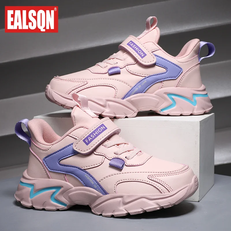 Mode Kinder Turnschuhe Jungen Schuhe Leder Pu Kinder Schuhe Schule lässig 6 bis 12 Jahre Sport Tennis Turnschuhe für Mädchen