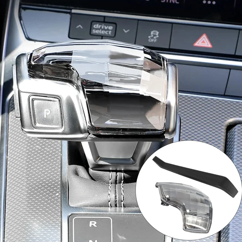 Auto Kristall Getriebe Kopf Schaltknauf Abdeckung Trim Für Audi A6 A7 A8 Q7 Q8 S6 S7 S8 RS6 RS7 RSQ8 LHD Schalthebel Griff Image