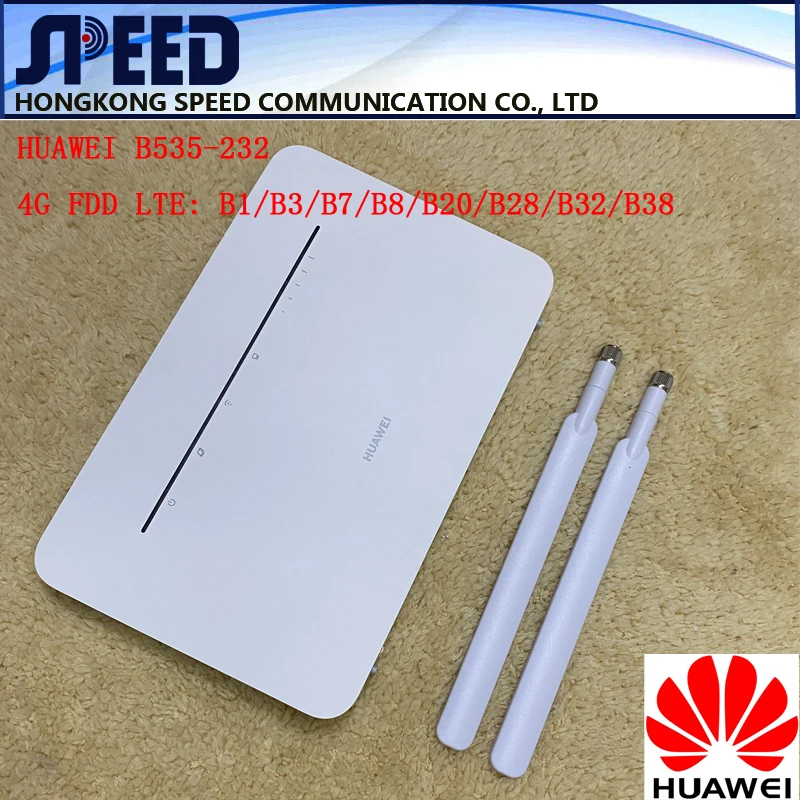 HUAWEI B535 B535-232 4G 3 Pro Router LTE 300 Mbit/s SMA + Antennenpar Image
