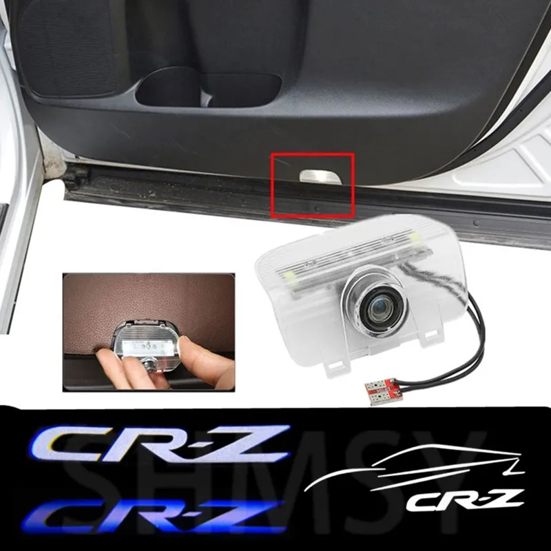 2pcs Auto LED Tür Projektor Willkommen lampe LED Höflichkeit leuchten für Honda Cr-Z 2016 2020 2012-2015 Zubehör Image