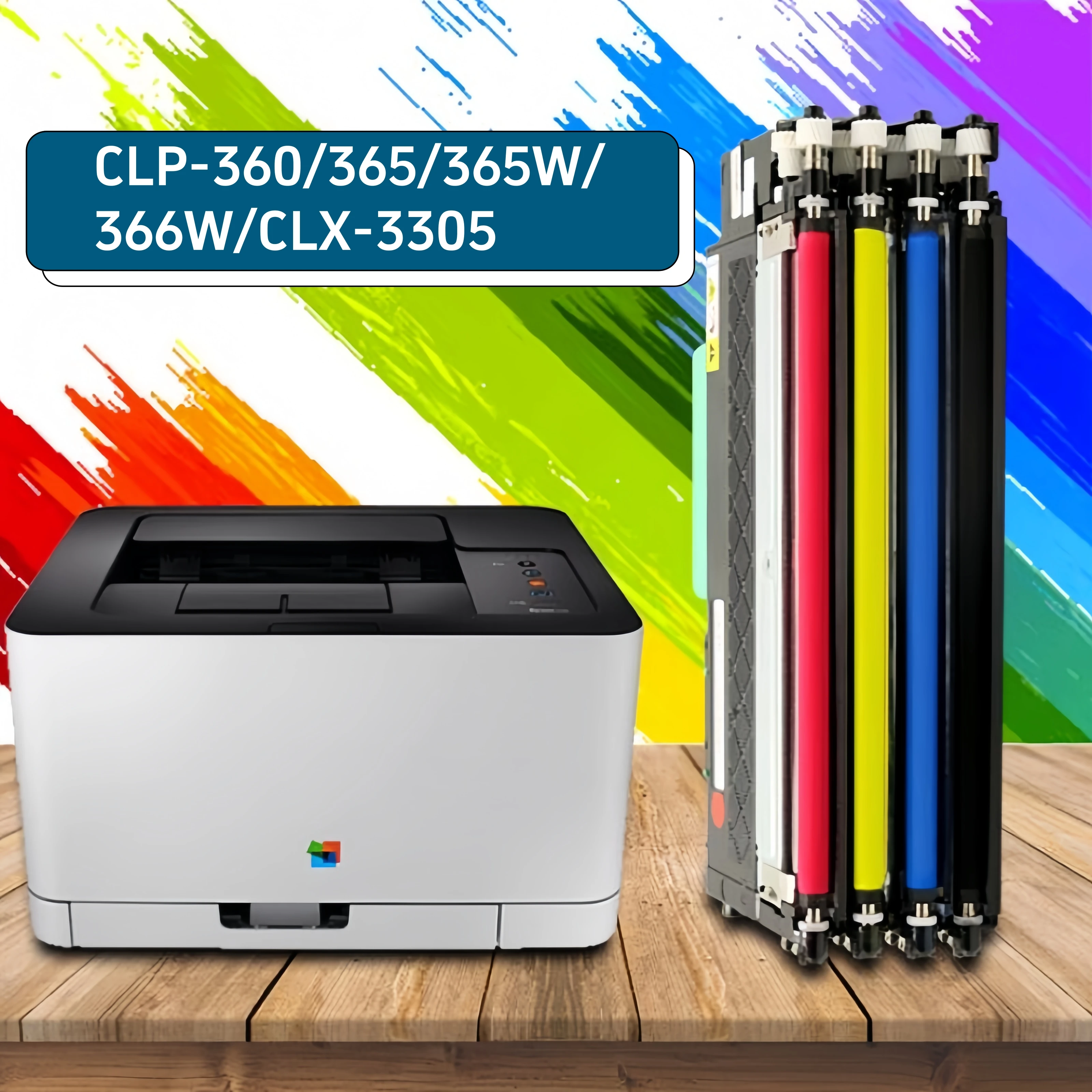 C410W C460FW CLX3305 CLT 406S CLT-K406S für Samsung CLP-360/365/365W/366W/CLX-3305/3305W/ 3306FN Laserdrucker Image