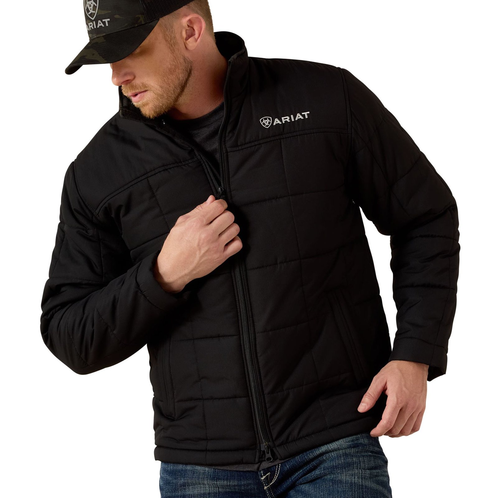 Ariat Men's Crius Insulated Jacket (Size XXL) Black, Nylon,Polyester