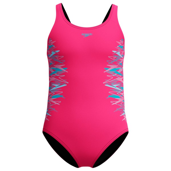Speedo - Kid's Placmement Muscleback - Badeanzug Gr 128 rosa