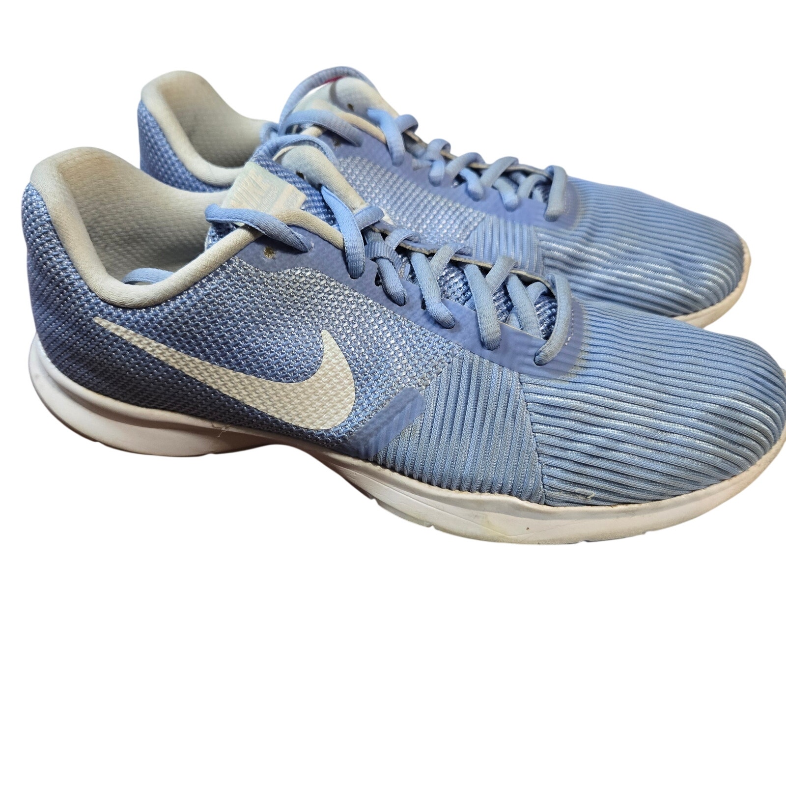 Nike Shoes | Women's 8.5 Nike Flex Bijoux Tennis Shoe Athletic Sneaker 8 1/2 Blue | Color: Blue | Size: 8.5