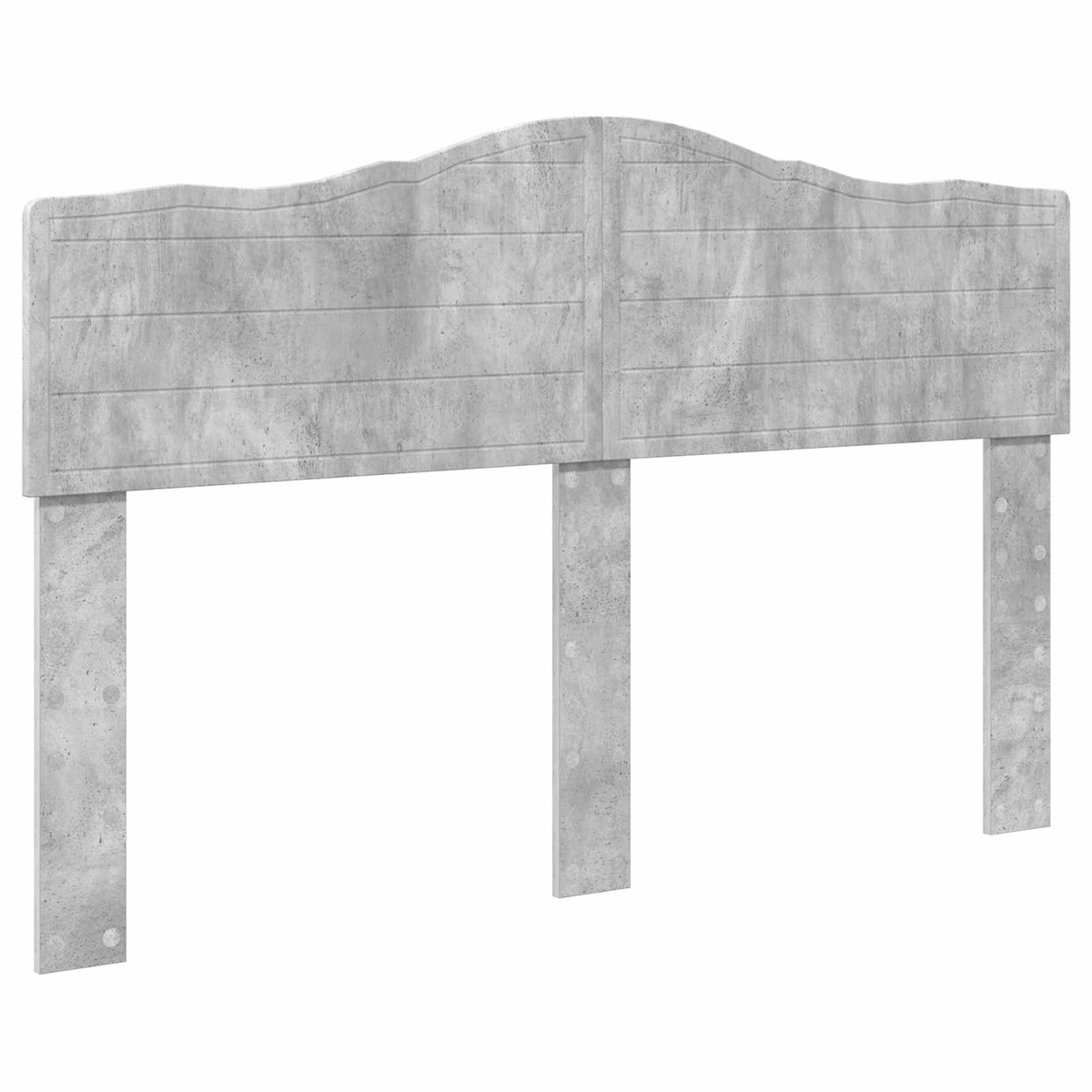 vidaXL Kopfteil Beton Grau 160 cm Holzwerkstoff Image
