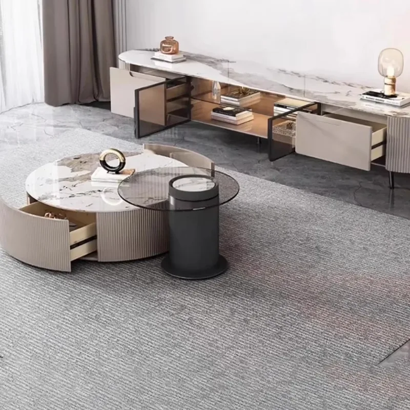 Meuble Tv maison moderne rangement décor Glamour meuble Tv affichage décorations Meubles Tv De Salon Murale meubles De Salon