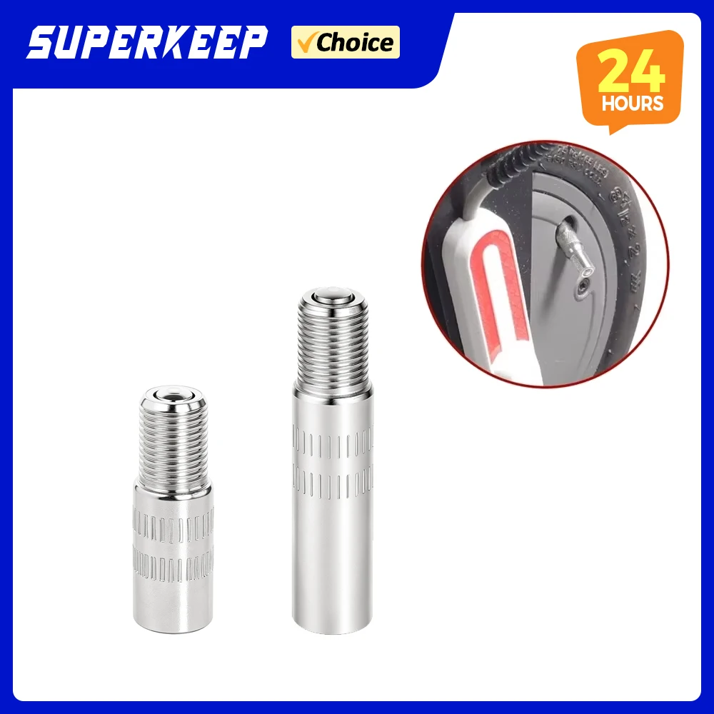 Aufblasbare Luftdüse Ersatz für Xiaomi MI 3 M365 Pro pro2 1S Roller Vorderrad Motor aufblasbare Verlängerung Luftventil Image