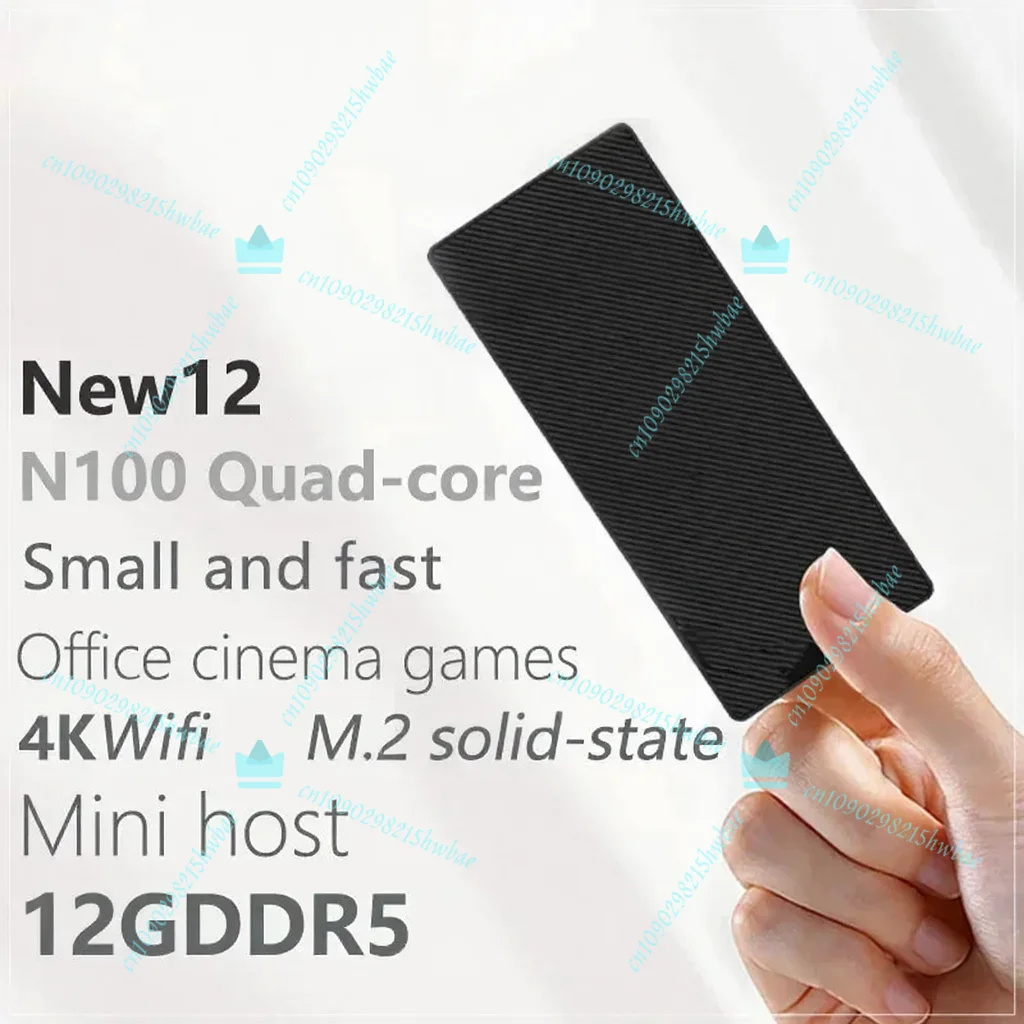 Für N100 Windows 11 Mini PC Stick für DDR5 12GB 16GB 256GB 4K 1000M Desktop Gaming Computer Image