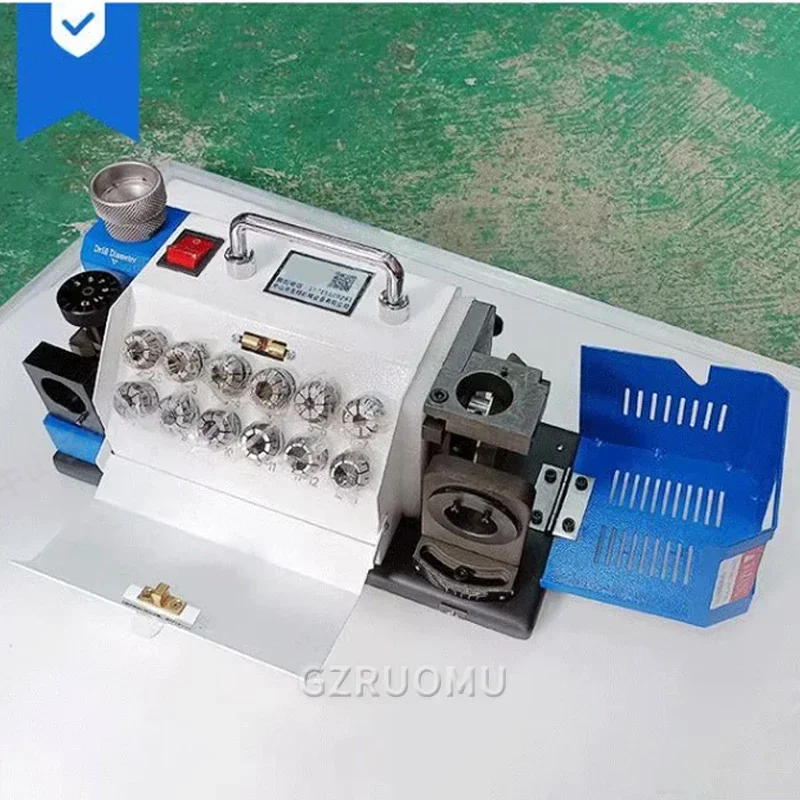 Fabrik Werkstatt Bohrer Schärfen Werkzeug 3-13mm Tragbare Mühle Schleifer Spitzer Winkel Schleifer Mit 14 Spannzangen Image