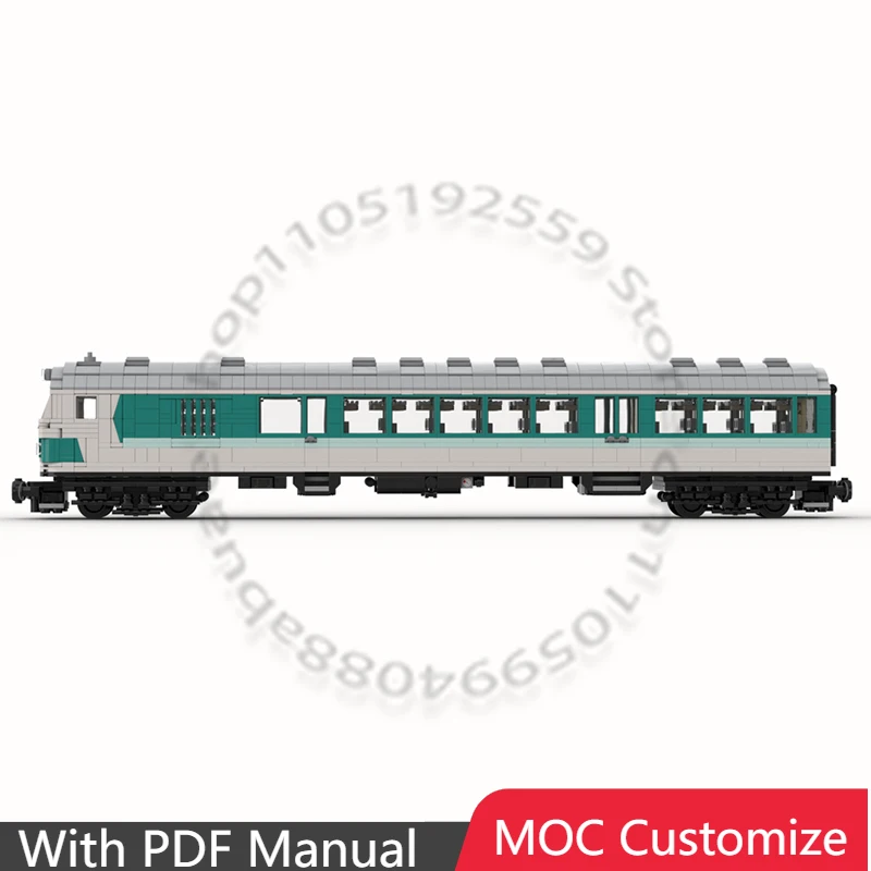 1695 Teile Supersportwagen DB Regio Ferngesteuertes Auto "BDnrzf 463" (8w) MOC Anpassbarer Modularer Baustein Einfaches Kinder-DIY-Festivalspielzeug Geschenk Image