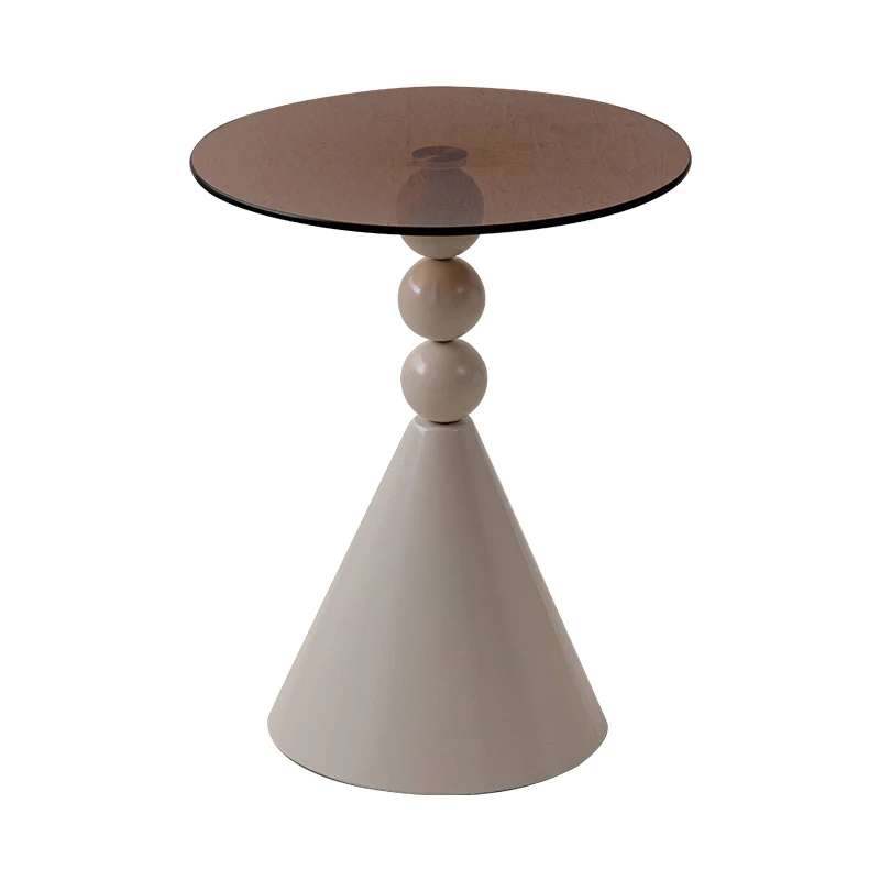 Europäischer Stil, Couchtisch, Sofa, leichter Luxus, Tee, Kaffee, einfach, Glas Image