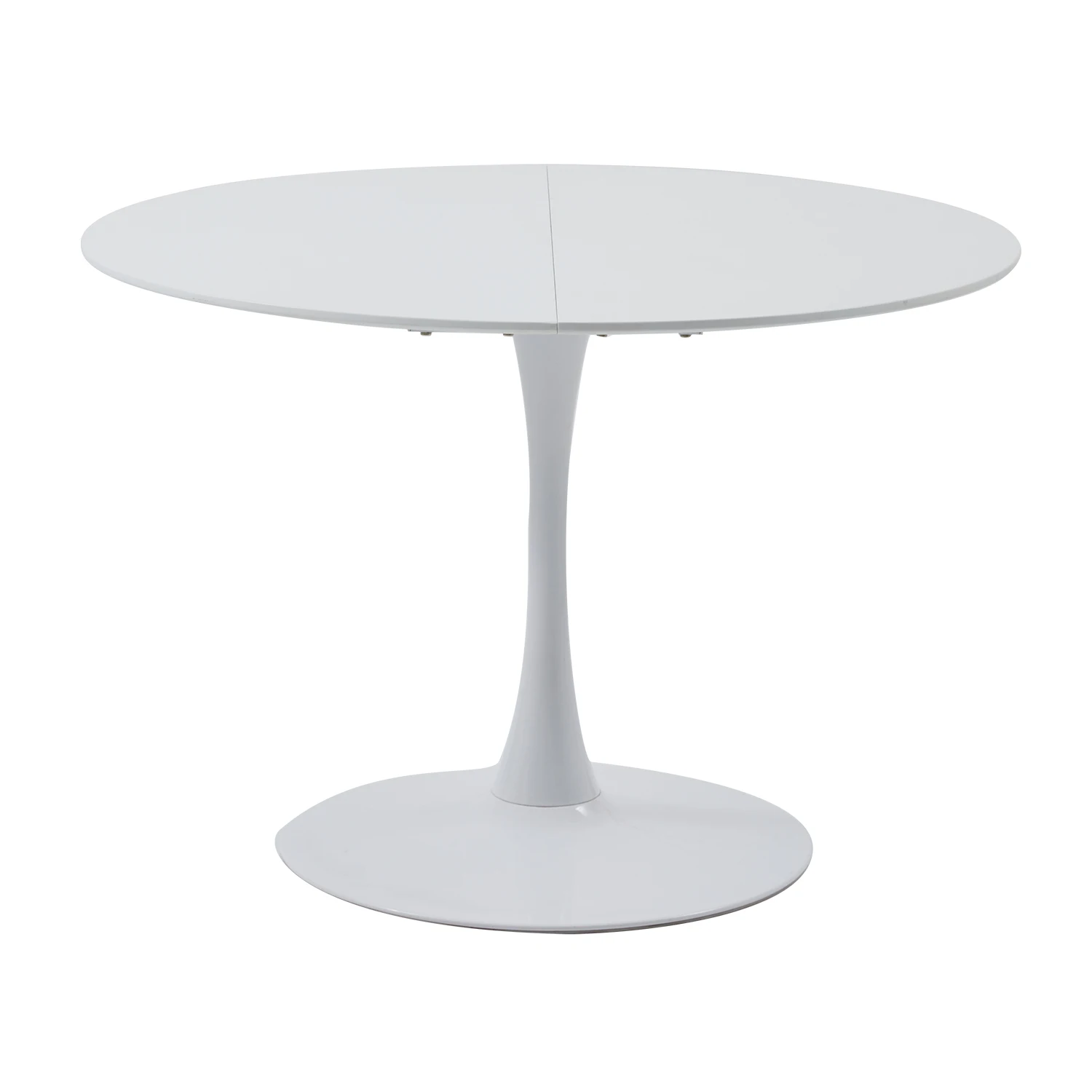 Runder Esstisch Eleganter Weißer Nordischer Tulpen-Tisch Runder Vielseitiger Tisch Küche Kaffee Kleiner Balkon 80cm / 110cm