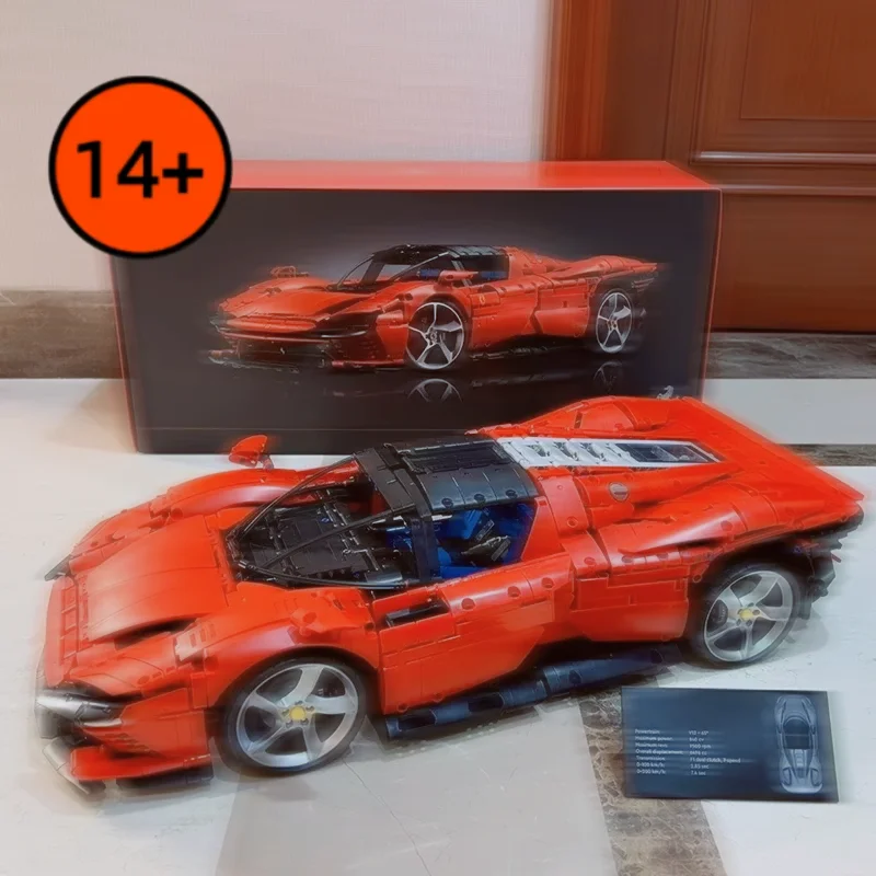 AUF LAGER 3778 Teile MOC-42143 Technischer SP3 Sportwagen Bausteine Supercar-Modell Spielzeug für Kinder Freund Geburtstagsgeschenke Image