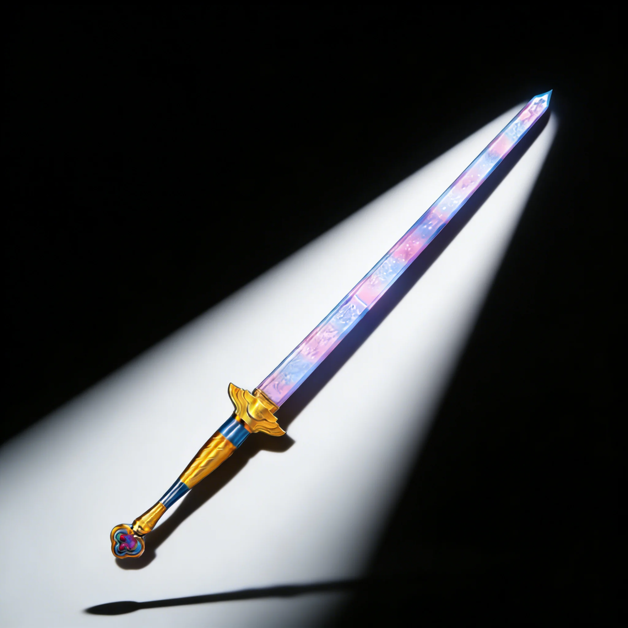 2026 Heißer Lumi-Schwert Cosplay-Requisite 3D-Rollenspiel-Schwert mit Symbol – Halloween-Karneval-Kostümzubehör für Herren und Damen Image