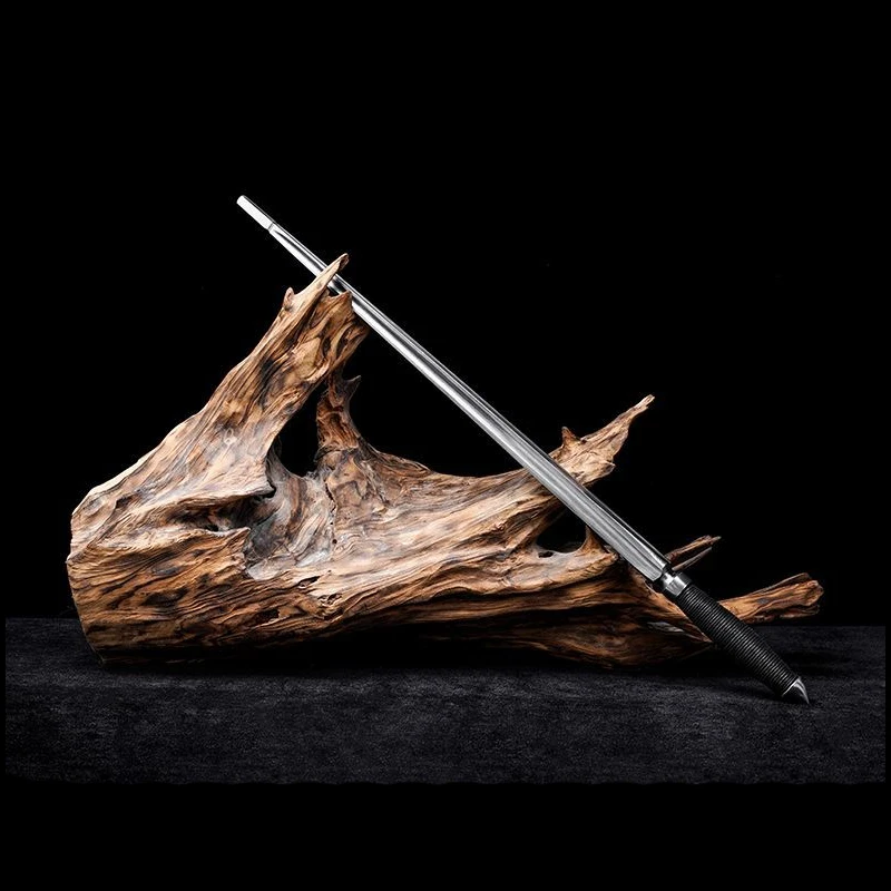 60cm Outdoor Tragbarer EDC Handgefertigter Manganstahl Kampfkunst-Kurzstock Camping Auto Notfall-Fensterbrecher Image