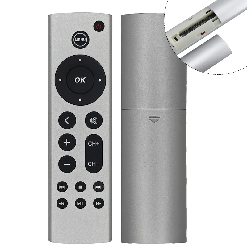 1 Stück Universal-Ersatzfernbedienung passend für Apple TV-Fernbedienung 4K/HD A2169 A1842 A1625 A1427 ohne Stimme Image