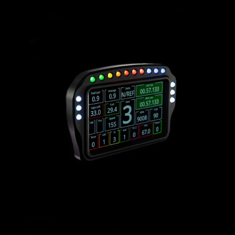 Simracing Game Dashboard Dash-Bildschirm 5-Zoll-LCD-Display Geschwindigkeitsanzeige Messgerätmodul für FANATEC Simagic Logitech Drive Base Image