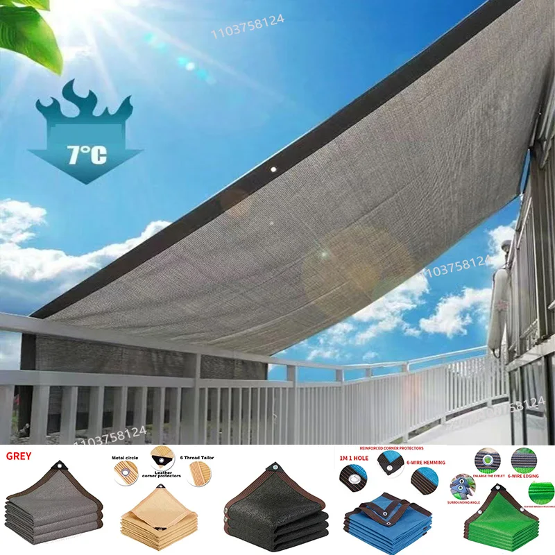 Gartenhaus Sommer Sonnenschutz Netz Sonnenschutz UV-Schutz Outdoor Camping Auto Sonnenschutz Decke