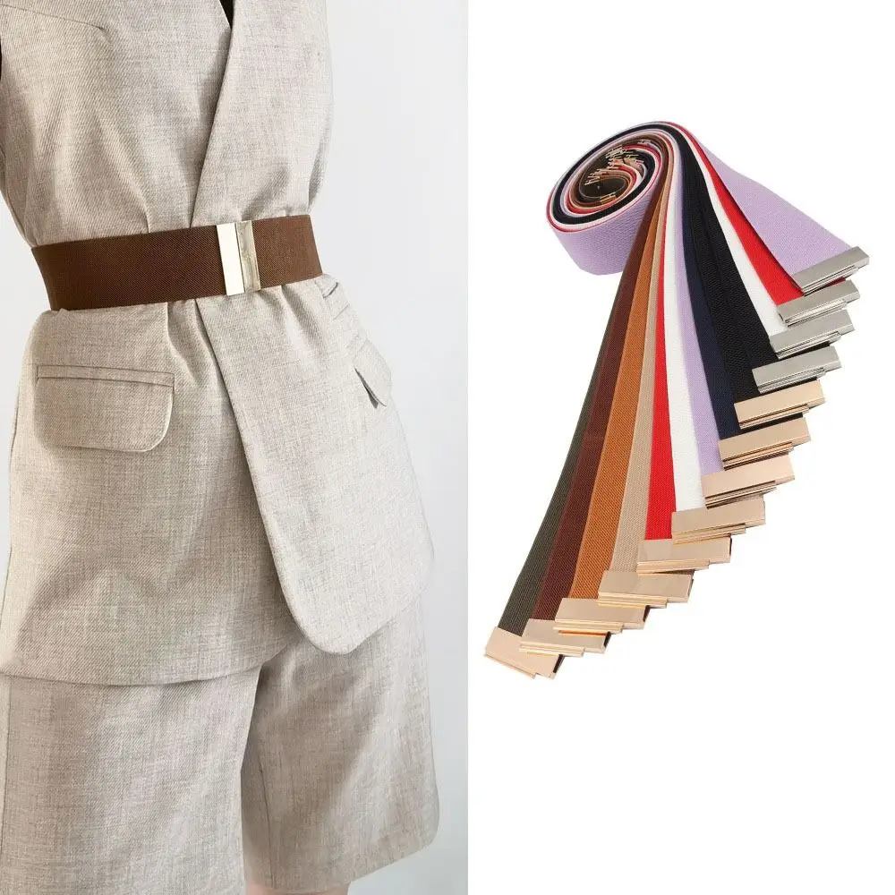 Frauen elastischen Gürtel Frauen Band breite Gürtel Daunen mantel Hüftgurt weibliche Schnalle Cummer bands Bund Korsett Dekoration Zubehör Image