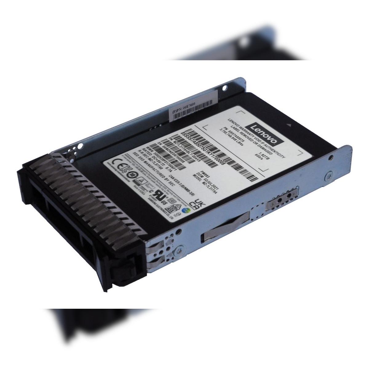 Lenovo THINKSYSTEM 2.5IN MULTI VENDOR 3.84TB READ INTENSIVE SATA 6GB Image