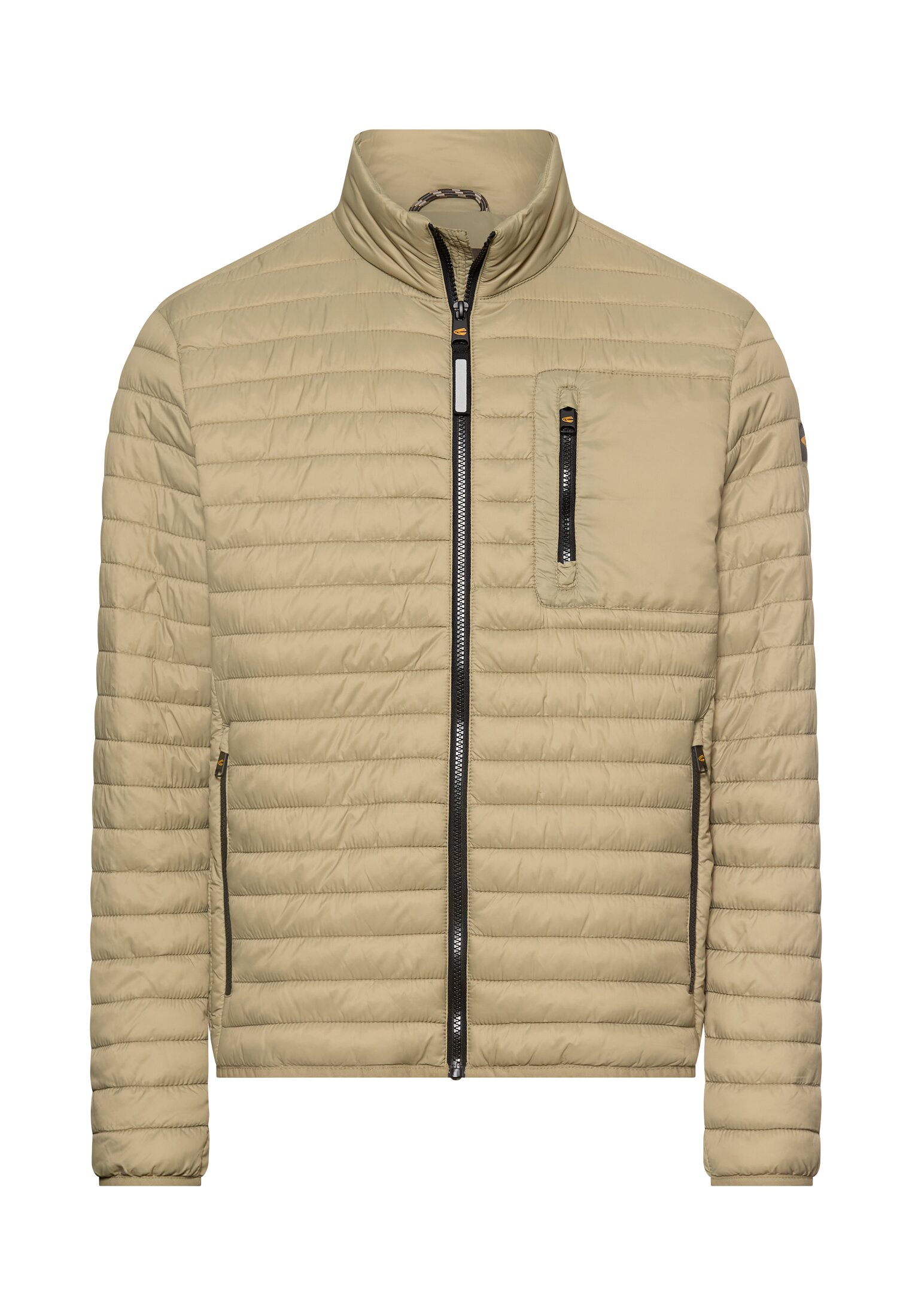 Steppjacke CAMEL ACTIVE, Herren, Gr. XL, khaki, Steppware, Obermaterial: 100% Polyamid, unifarben, hüftbedeckend, Rundhals, elastischer Bund, Jacken Steppjacke, mit Stehkragen und Reißverschlusstaschen