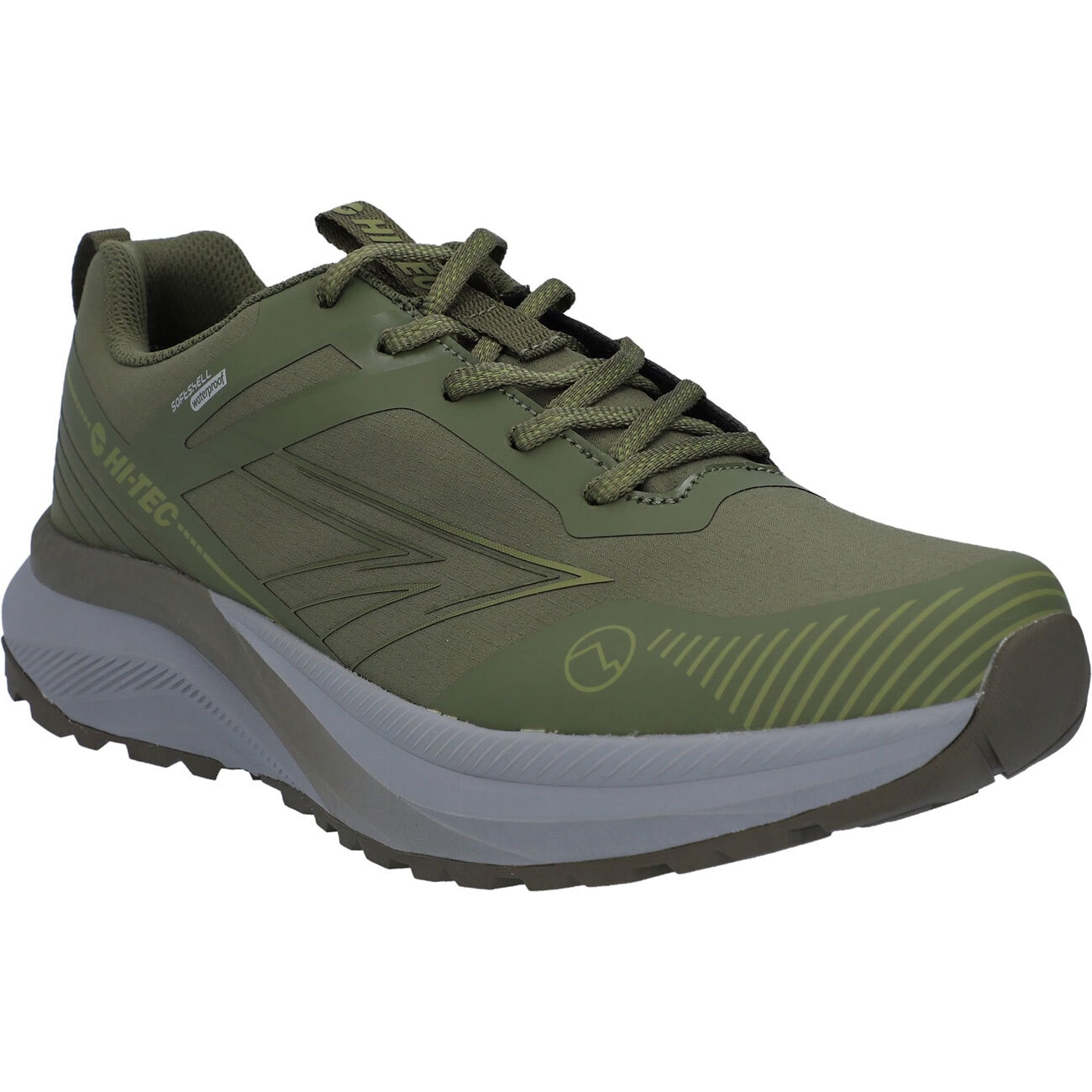 Wanderschuh HI-TEC "Hi-Tec-Schuhe Speedshell Low WP", Herren, Gr. 40, Normalschaft, capulet olive, olive night, TEXTILIEN/SONSTIGES, Schuhe Wanderschuh