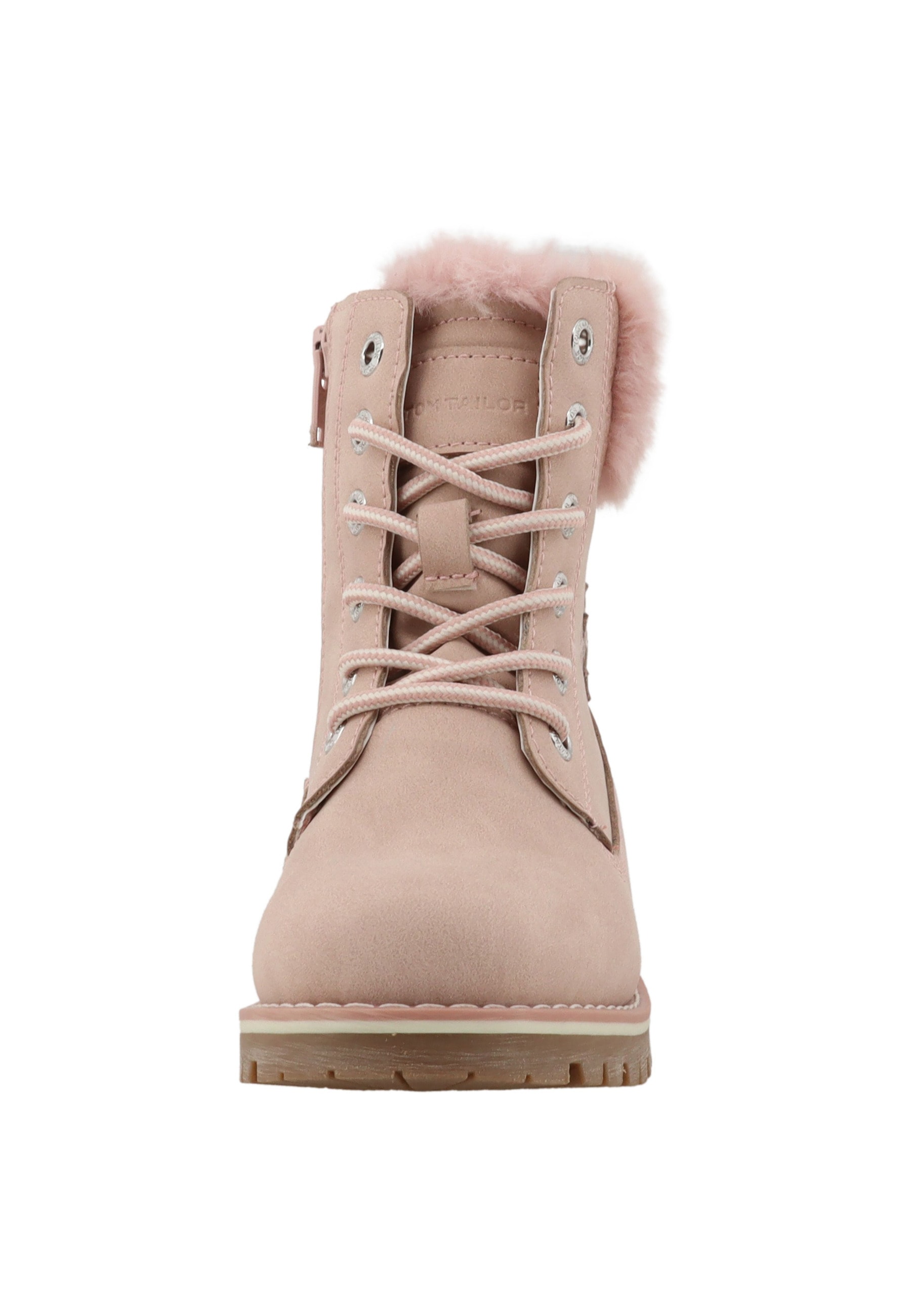 Stiefel TOM TAILOR "Tom Tailor Tall Boots", Mädchen, Gr. 29, nude, Schuhe Stiefel